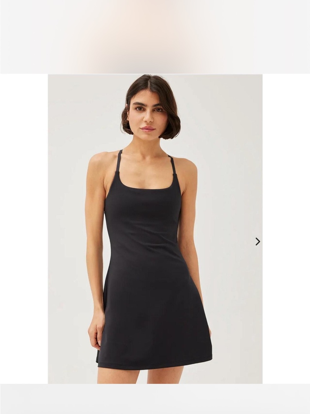 Outdoor Voices Black Stretch Activewear with Printed Care Label